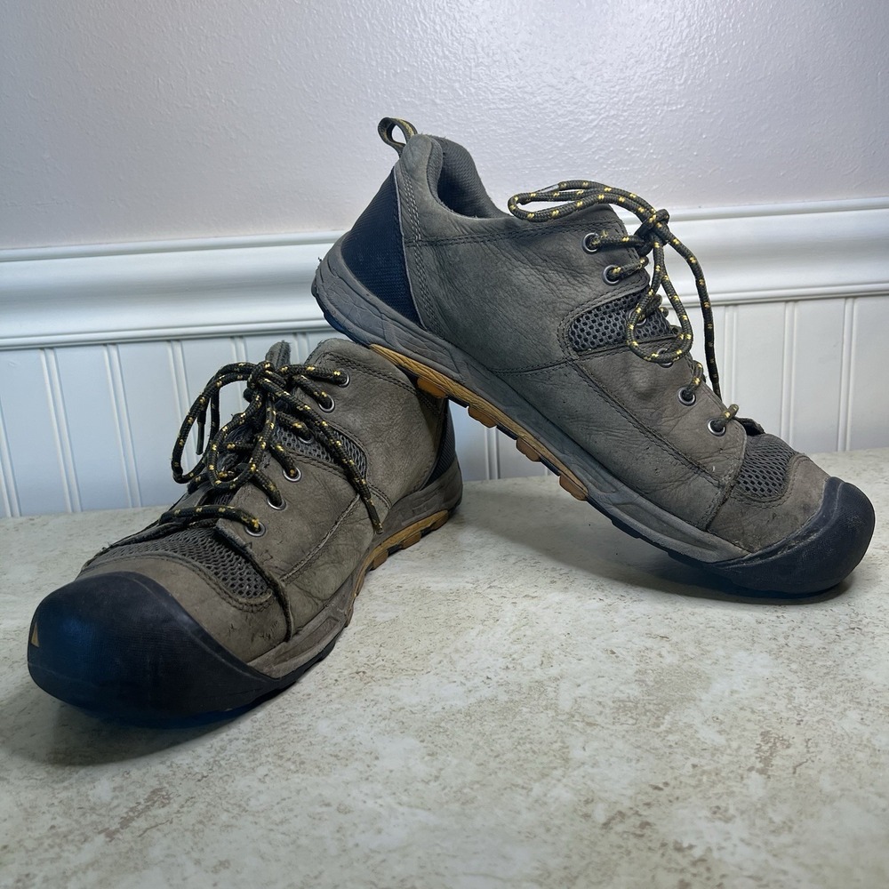 KEEN Men's Voyageur Low Hiking‎ Shoes Size 13 Earthy Nubuck & Breathable Mesh - Picture 3 of 8